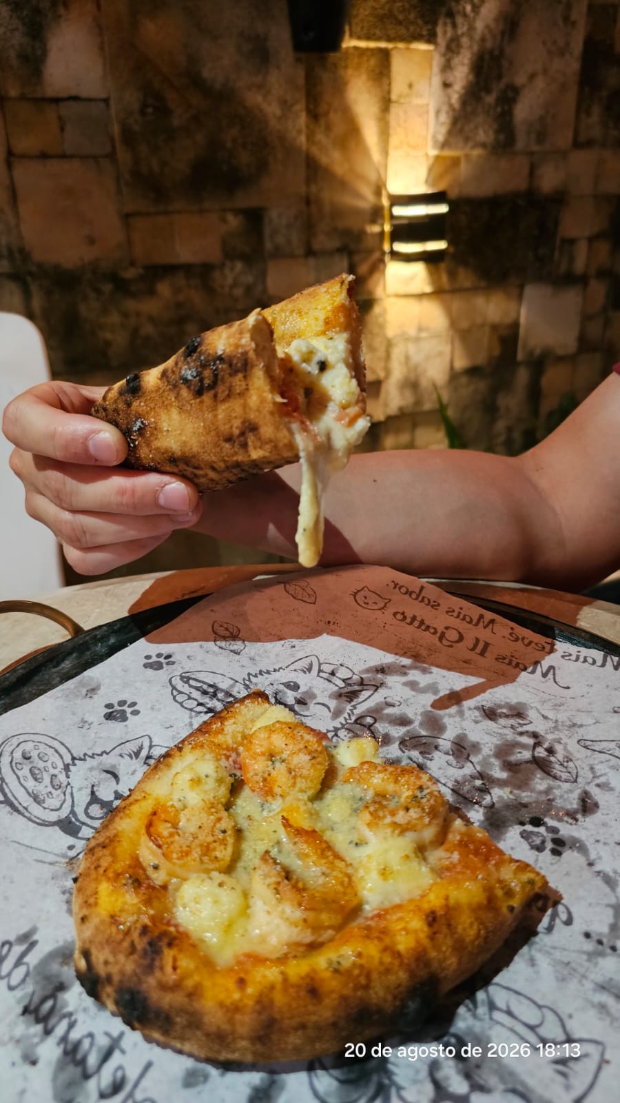 Fatia de pizza da IL Gatto